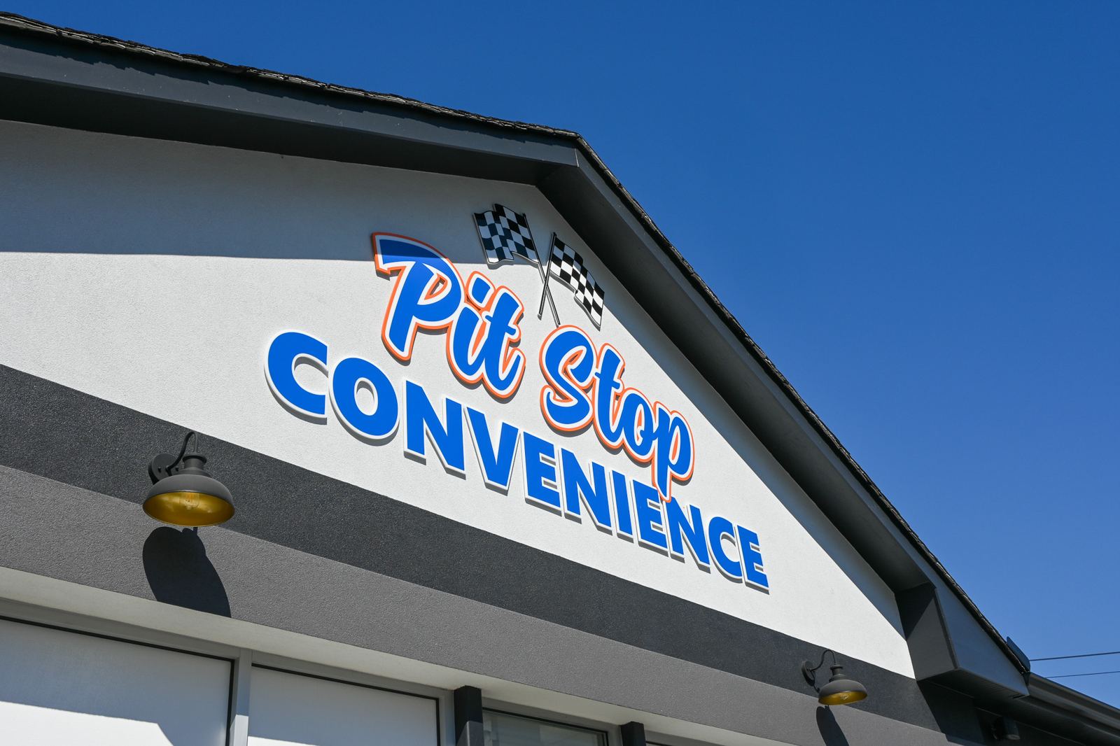 Pit Stop Convenience storefront sign